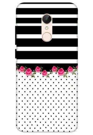 flower polka printed mobile back case cover