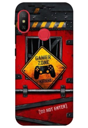 gamer zone do not enter printed designer mobile back case cover for Xiaomi Redmi 6 pro