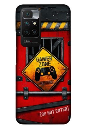gamer zone do not enter printed designer mobile back case cover for Xiaomi redmi 10 Prime
