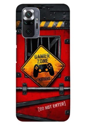 gamer zone do not enter printed designer mobile back case cover for Xiaomi redmi note 10 pro - redmi note 10 pro max