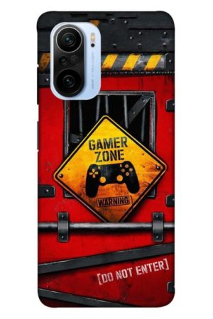 gamer zone do not enter printed designer mobile back case cover for mi 11x - 11x pro