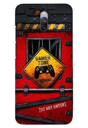gamer zone do not enter printed designer mobile back case cover for redmi 8a dual