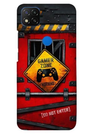 gamer zone do not enter printed designer mobile back case cover for redmi 9 - redmi 9 activ - redmi 9c - redmi 10a - poco c31