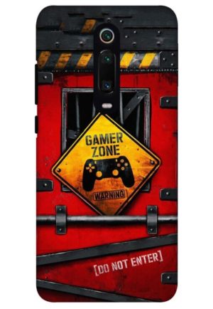 gamer zone do not enter printed designer mobile back case cover for redmi k20 - redmi k20 pro