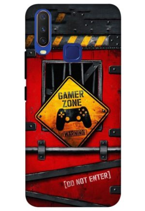 gamer zone printed mobile back case cover for vivo y12, vivo y15 , vivo y17, vivo u10
