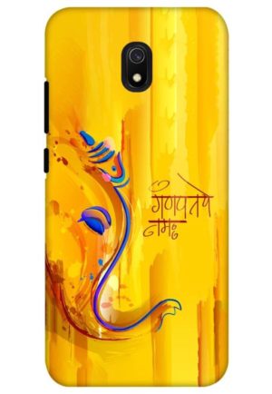 ganesha printed designer mobile back case cover for redmi 8a