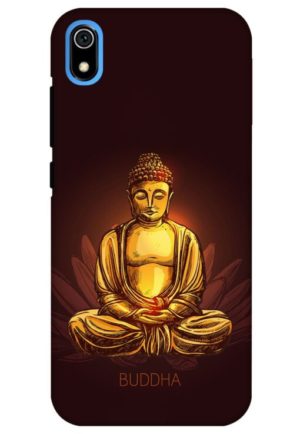gold budhha printed designer mobile back case cover for redmi 7a