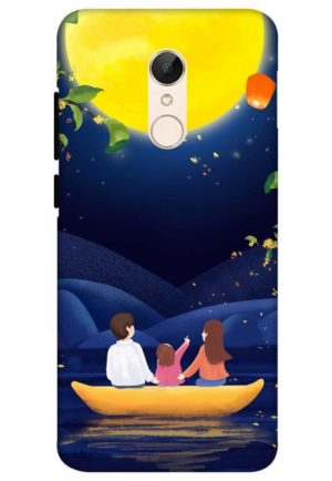 happy family printed mobile back case cover