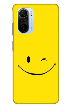 happy smiley printed designer mobile back case cover for mi 11x - 11x pro