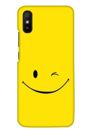 happy smiley printed designer mobile back case cover for redmi 9A - redmi 9i - redmi 9A sport - redmi 9i sport