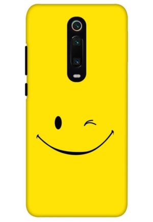 happy smiley printed designer mobile back case cover for redmi k20 - redmi k20 pro