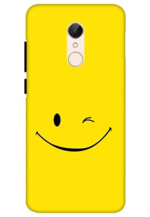 happy smiley printed mobile back case cover