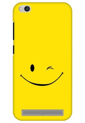 happy smiley printed mobile back case cover