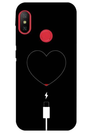 heart pump blood charger printed designer mobile back case cover for Xiaomi Redmi 6 pro