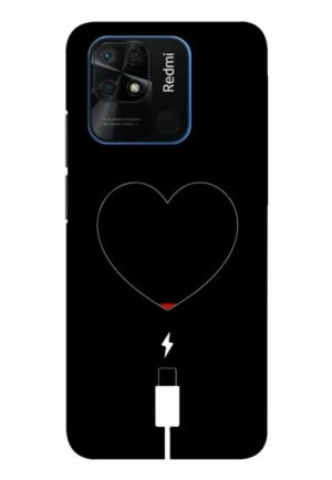 heart pump blood charger printed designer mobile back case cover for Xiaomi redmi 10 - redmi 10 power