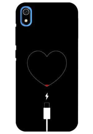 heart pump blood charger printed designer mobile back case cover for redmi 7a
