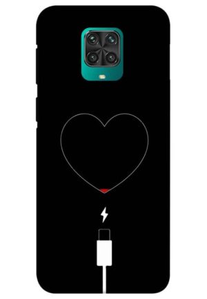 heart pump blood charger printed designer mobile back case cover for redmi note 9 pro - redmi note 9 pro max - poco m2 pro - redmi note 10 lite