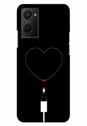 heart pump blood charger printed mobile back case cover for realme 9i