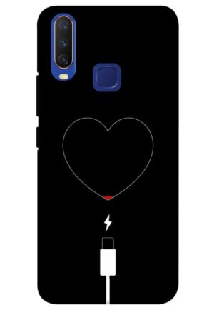 heart pump blood charger printed mobile back case cover for vivo y12, vivo y15 , vivo y17, vivo u10