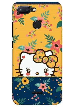 hello kitty printed designer mobile back case cover for Xiaomi Redmi 6