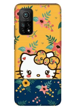 hello kitty printed designer mobile back case cover for mi 10t - mi 10t pro