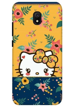 hello kitty printed designer mobile back case cover for redmi 8a