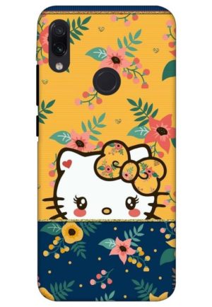 hello kitty printed designer mobile back case cover for redmi note 7