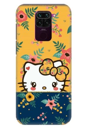 hello kitty printed designer mobile back case cover for redmi note 9