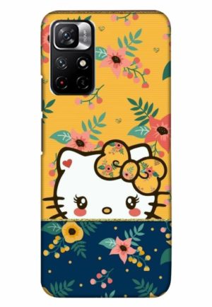 hello kitty printed designer mobile back case cover for xiaomi redmi note 11t 5g - poco M4 pro 5g
