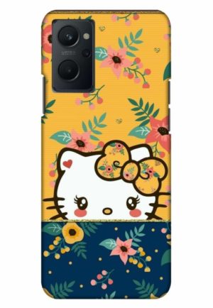 hello kitty yelowwart printed mobile back case cover for realme 9i