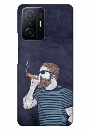 high dude printed designer mobile back case cover for mi 11t - 11t pro