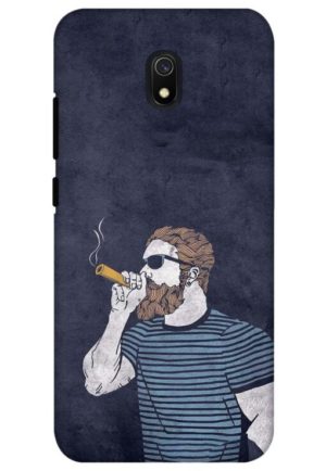 high dude printed designer mobile back case cover for redmi 8a