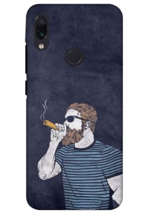 high dude printed designer mobile back case cover for redmi note 7