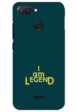 i am legend printed designer mobile back case cover for Xiaomi Redmi 6