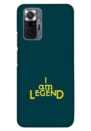 i am legend printed designer mobile back case cover for Xiaomi redmi note 10 pro - redmi note 10 pro max