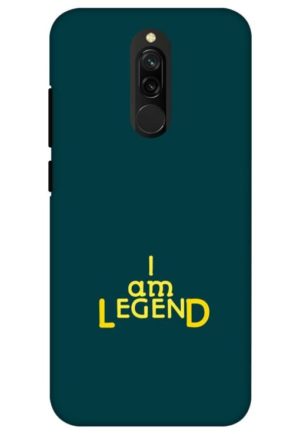 i am legend printed designer mobile back case cover for redmi 8