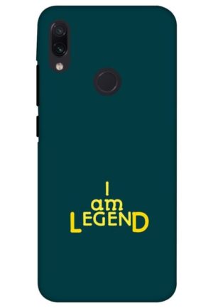 i am legend printed designer mobile back case cover for redmi note 7
