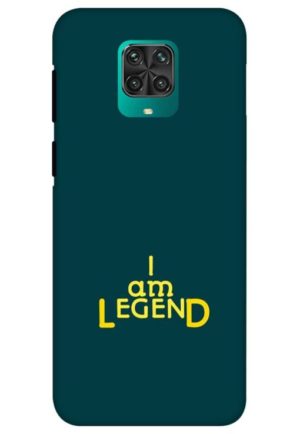 i am legend printed designer mobile back case cover for redmi note 9 pro