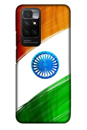 india flag printed designer mobile back case cover for Xiaomi redmi 10 Prime