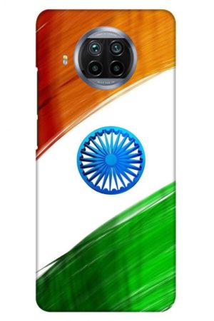 india flag printed designer mobile back case cover for mi 10i
