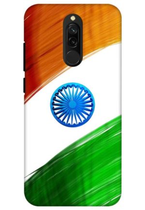 india flag printed designer mobile back case cover for redmi 8