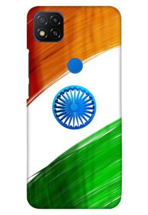 india flag printed designer mobile back case cover for redmi 9 - redmi 9 activ - redmi 9c - redmi 10a - poco c31