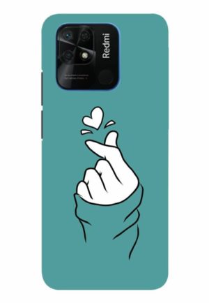 korean heart printed designer mobile back case cover for Xiaomi redmi 10 - redmi 10 power