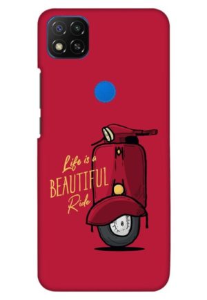 life is beautiful ride printed designer mobile back case cover for redmi 9 - redmi 9 activ - redmi 9c - redmi 10a - poco c31