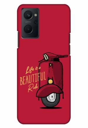 life is beautiful ride printed mobile back case cover for realme 9i