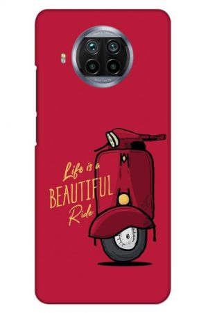 life is beautifull ride printed designer mobile back case cover for mi 10i