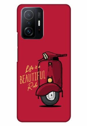 life is beautifull ride printed designer mobile back case cover for mi 11t - 11t pro