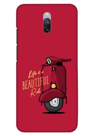life is beautifull ride printed designer mobile back case cover for redmi 8a dual