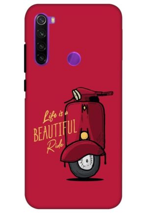 life is beautifull ride printed designer mobile back case cover for redmi note 8