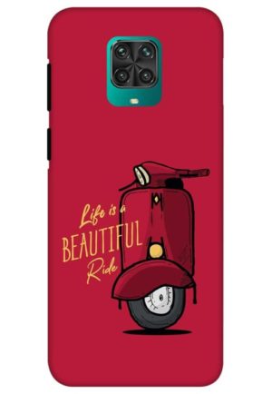 life is beautifull ride printed designer mobile back case cover for redmi note 9 pro - redmi note 9 pro max - poco m2 pro - redmi note 10 lite